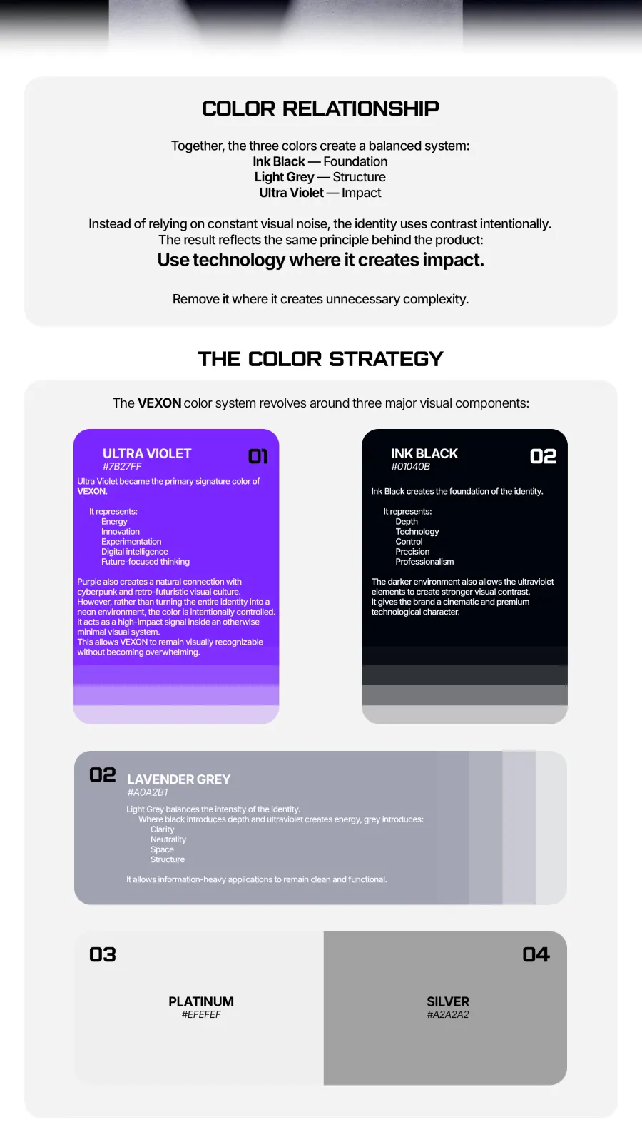 Vexon color strategy
